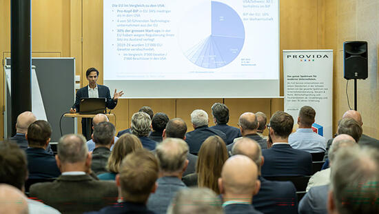 Rahul Sahgal am Provida-Unternehmertalk